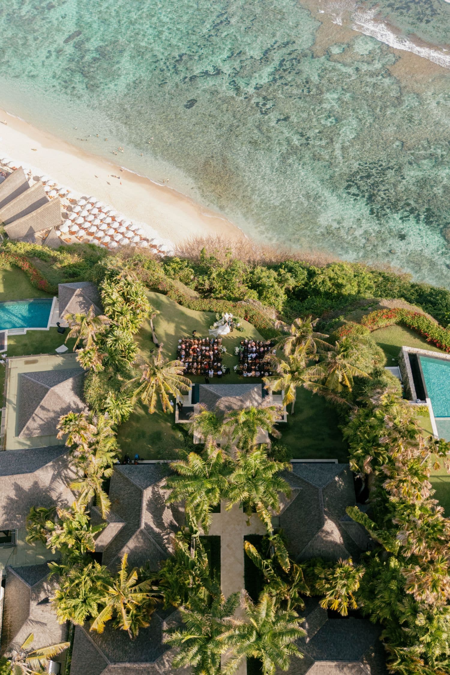 clifftop wedding at The Ungasan